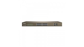 Tenda TEF1118P 16 10/100Mbps PoE +1 Gigabit/SFP Slots Switch