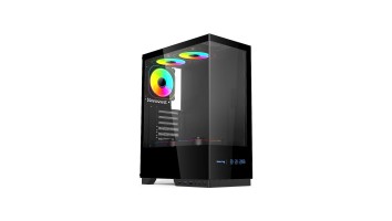 Value-Top AUNIX 80F3D ATX Gaming Case with Temperature display  