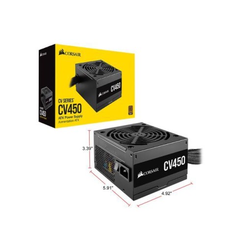 Corsair CV450 450Watt 80 Plus Bronze Certified Power Supply