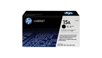 HP 15A Black Original LaserJet Toner Cartridge (For LJ P1200)