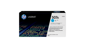 HP 507A Cyan Original LaserJet Toner Cartridge (For CLJ M551N, D, DN)