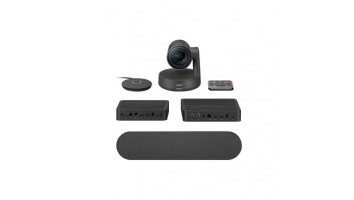 Logitech Rally System Video Conferencing Cam Set (6 Pcs Set/Audio Coverage 10 Feet)
