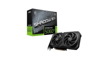 MSI GeForce RTX 5060 Ti 16G SHADOW 2X OC PLUS 16GB GDDR7 Graphics Card