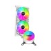 PCCOOLER GI-CX240 240MM ARGB AIO LIQUID CPU COOLER (WHITE)