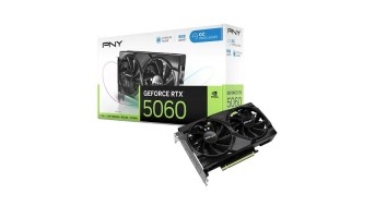 PNY GeForce RTX 5060 Ti 16GB OC Dual Fan GDDR7 Graphics Card