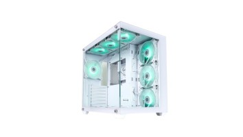 Revenger Base Dynamic Mid Tower ATX Desktop Case (White)