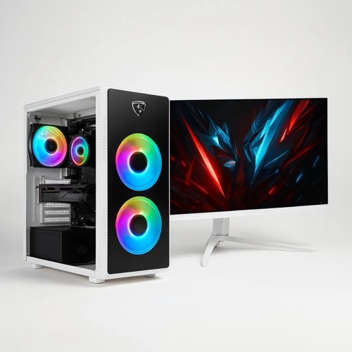 Ryzen 5 5600GT Desktop PC With 22 Inch 100Hz Monitor 