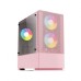 Value Top VT-B701-P Mini Tower Micro-ATX Gaming Case (Pink)