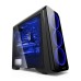 Value-Top VT-760L Crystal Tempered Glass Full Tower Blue LED ATX Casing